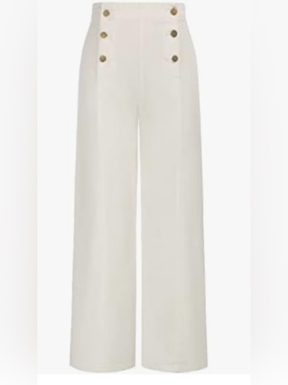 NWT Belle Poque High Waist 1950s Wide pin up Sailor Pants - small